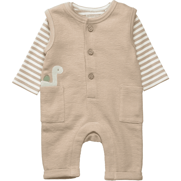 STACCATO  romper+skjorte taupe struktureret