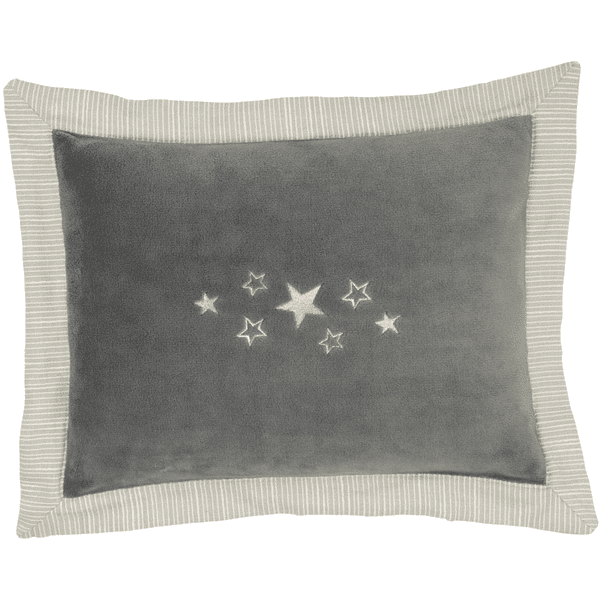 Be Be Be 's Collection Cuddly Cushion Star Grey 30x40 cm