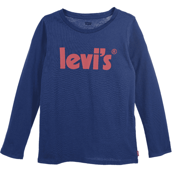 Camisa de manga larga Levi's® azul niña