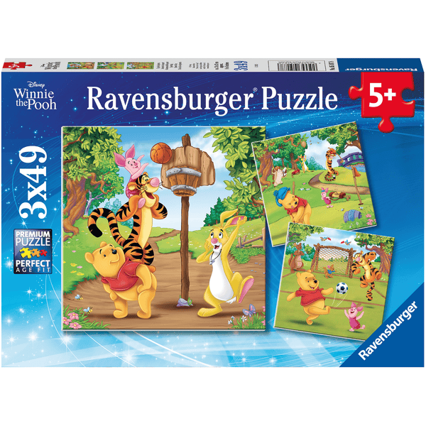 Ravensburger  Puzzle 3 x 49 Teile Tag des Sports
