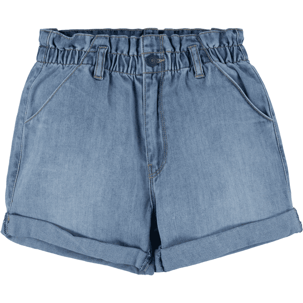 Levi's® Kids High Rise Scrunchie Shorts LITTLEle Peeble