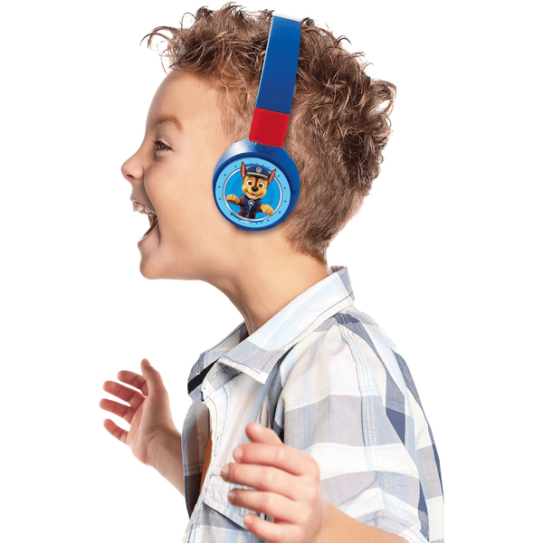 LEXIBOOK Casque audio enfant Bluetooth et filaire Pat Patrouille,  microphone