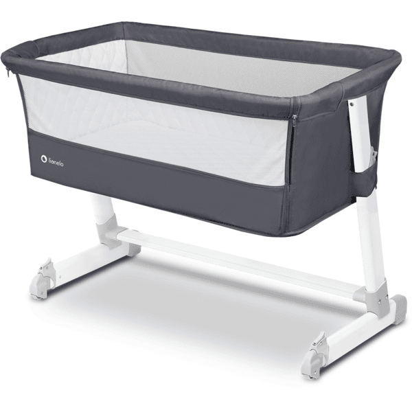 lionelo Beistellbett Theo Dark Grey