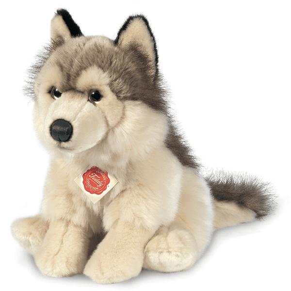 Teddy HERMANN® Wolf sitzend, 29 cm