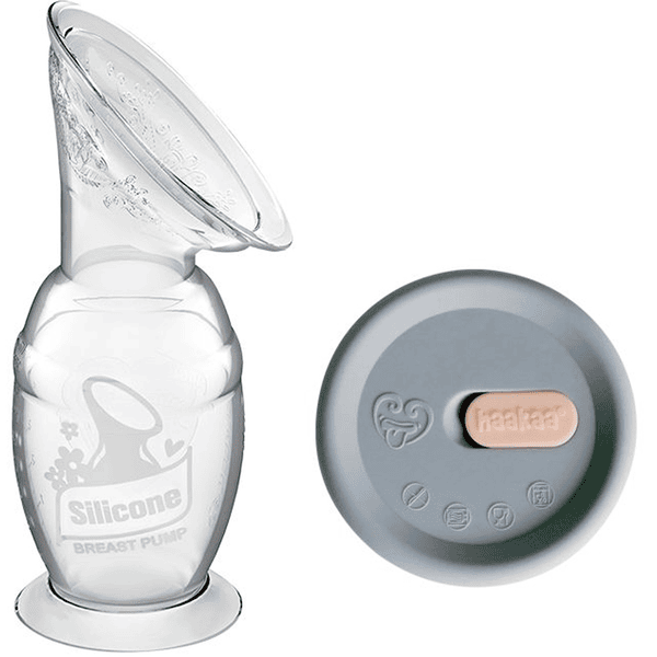 haakaa® Milchpumpe mit Saugfuß 100ml inkl. Silikondeckel