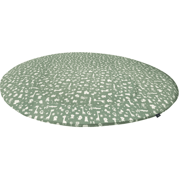 Alvi Coperta per bambini Granito rotonda Animals granito verde/bianco Ø100cm