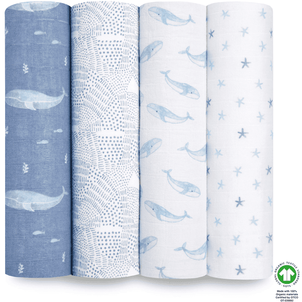 aden + anais™ puck wipes Ocean ic 4-pack