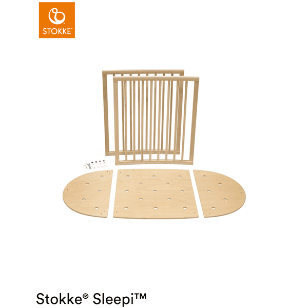 STOKKE® Sleepi™ Kinderbett Umbausatz V3 natur