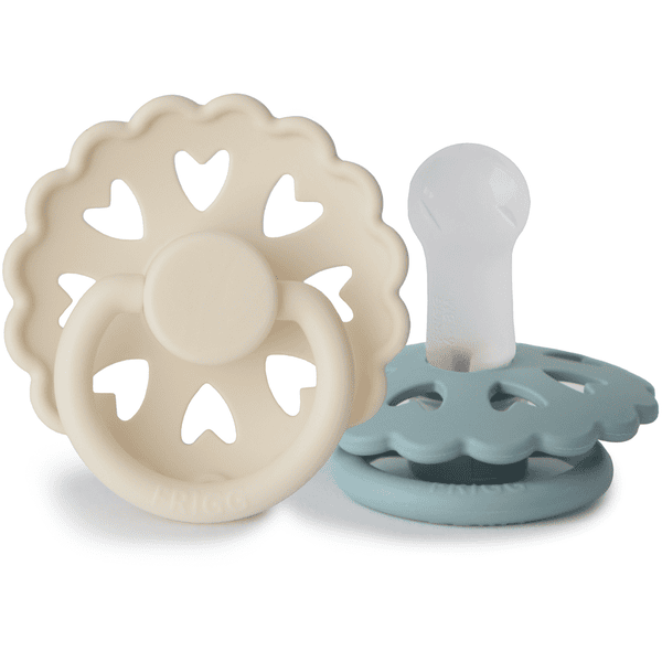 FRIGG Sucette Fairytale The Ugly Duckling/Ole Lukoie silicone 6-18 mois lot de 2