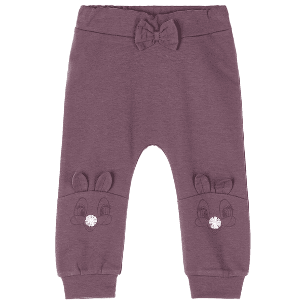 name it Girls Pantalon de survêtement Nbfthumper  black plum 