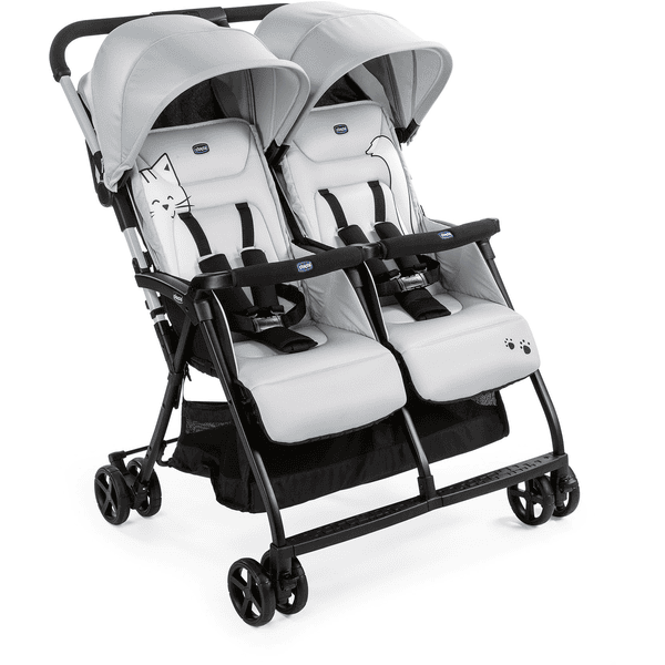 chicco Twin buggy Ohlala Twin Silver Cat