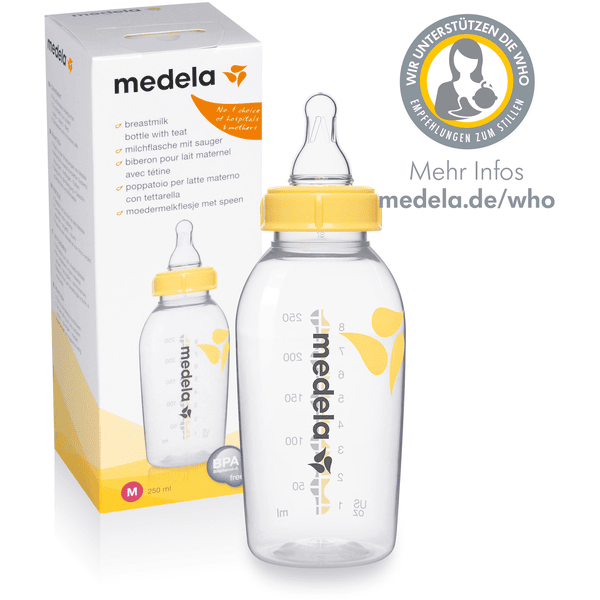 Medela - Biberon pour lait maternel avec tétine 3Pk