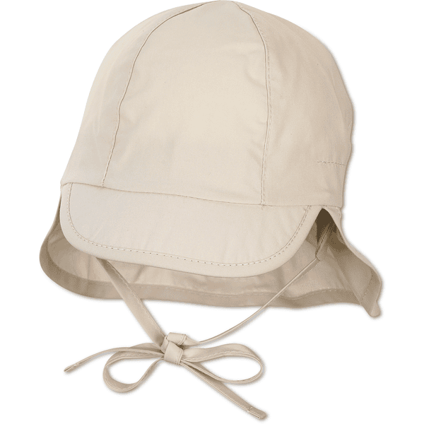 Sterntaler Schirmmütze mit Nackenschutz beige