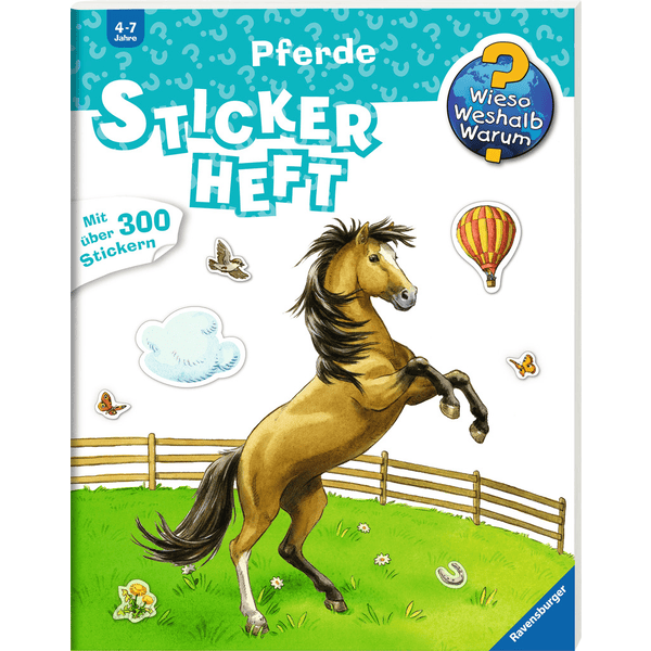 Ravensburger Stickerheft Wieso? Weshalb? Warum? Pferde