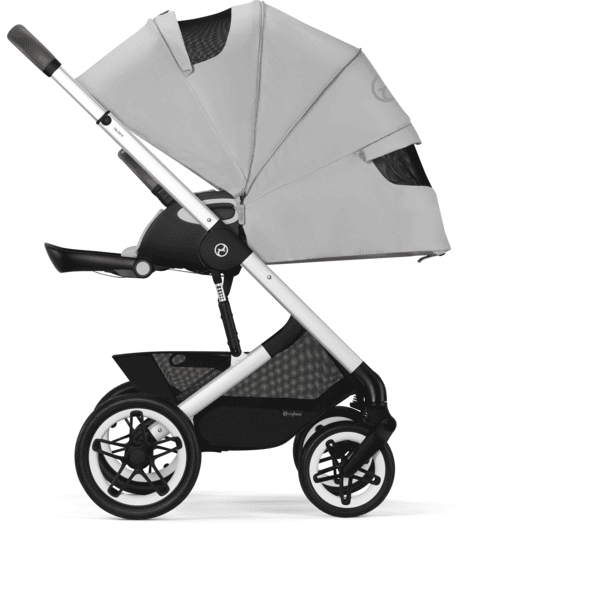 Poussette tout terrain Cybex Gold TALOS S LUX, naissance à 22 kg, châssis  Silver