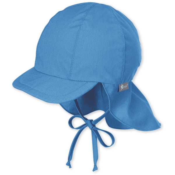 Sterntaler Cappellino con visiera e laccetto blu velluto