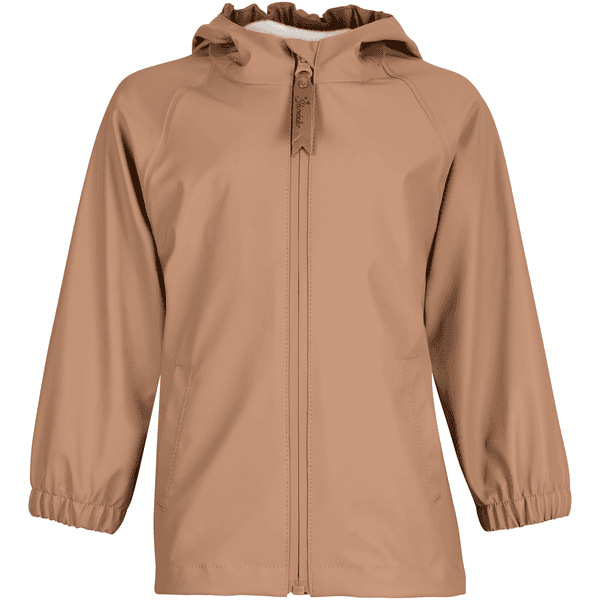 Sterntaler Veste de pluie non doublée unie brun argile 