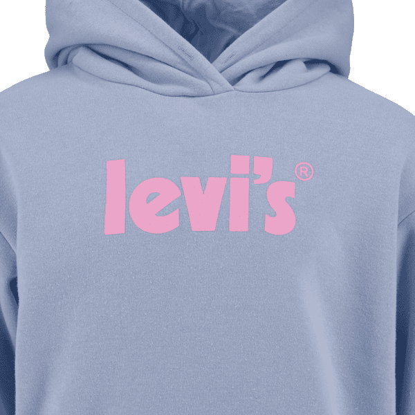 Levi s sweat capuche fille bleu roseoubleu