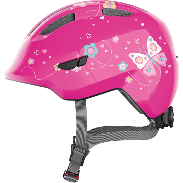 ABUS Casque de v lo enfant SMILEY 3.0 T.S papillon rose