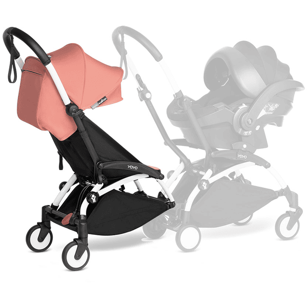 BABYZEN Kinderwagen YOYO 6 connect Black mit Textilset Gi