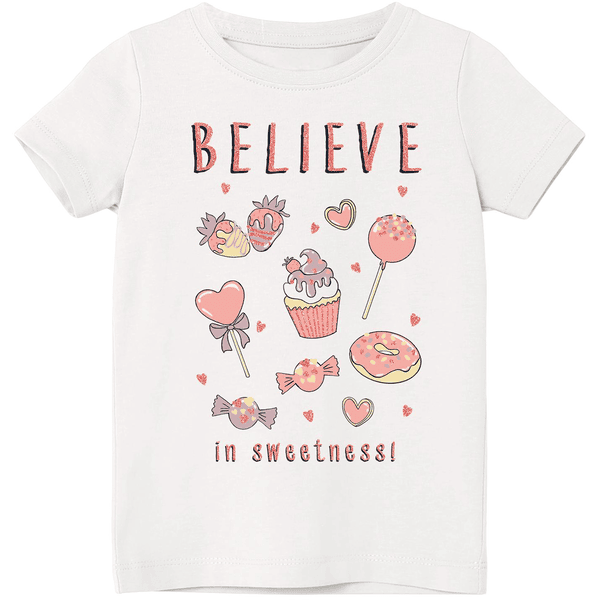 name it T-Shirt Nmfveen White Alyssum