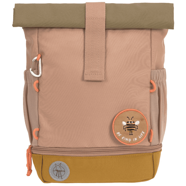 LÄSSIG Mini Rolltop Backpack , Nature hasselnöt