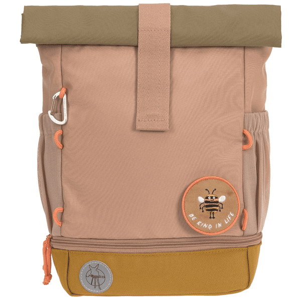 LÄSSIG Mini Rolltop Backpack , Nature lískový oříšek