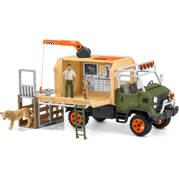 schleich® Figurine gros camion sauvetage d’animaux 42475