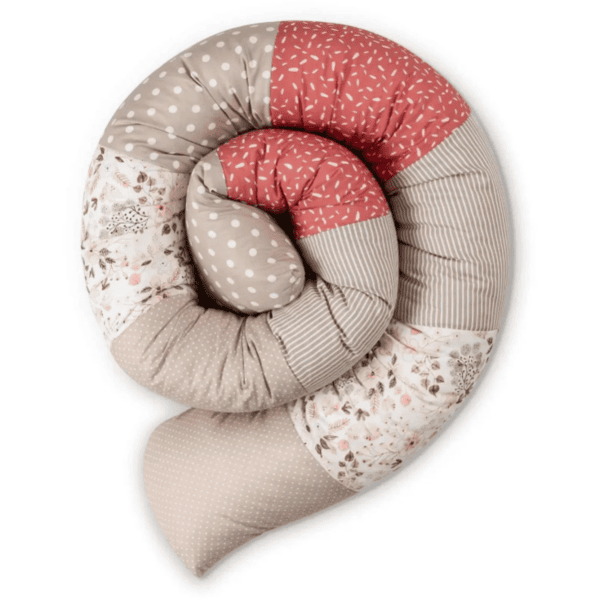 Ullenboom Vauvan sänky käärme vaaleanpunaiset kukat 300 cm
