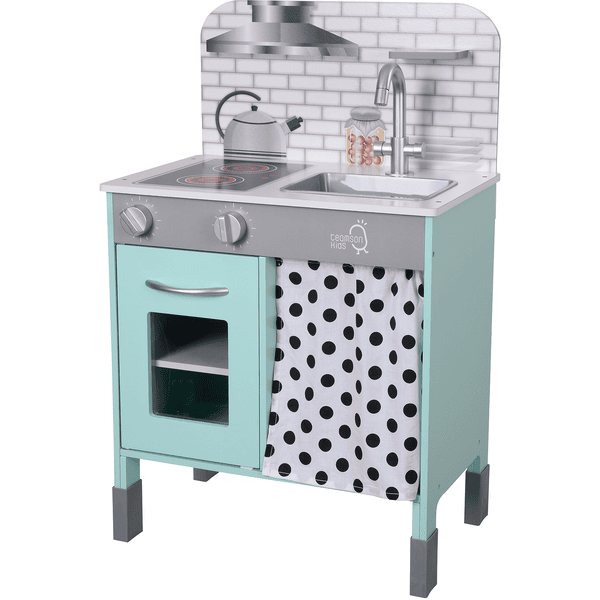 Teamson Kids Cocinade juguete Philly Modern petrol 