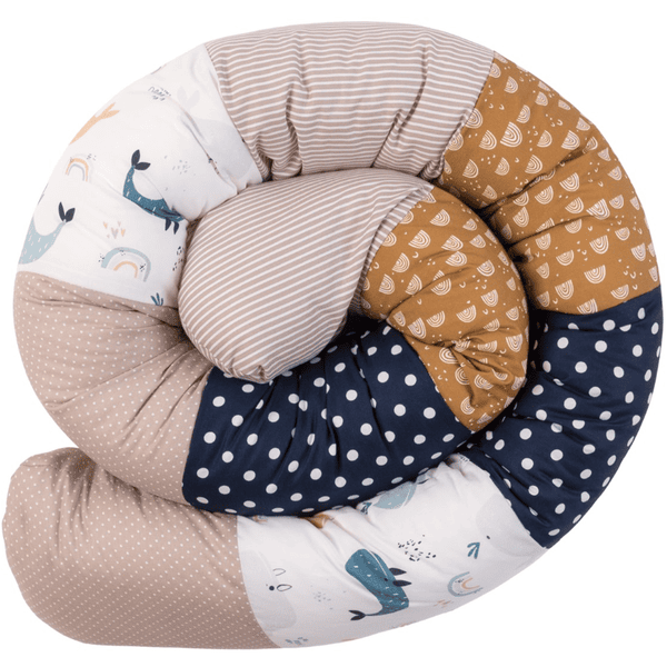 Ullenboom Baby Bed Snake Whales 200 cm