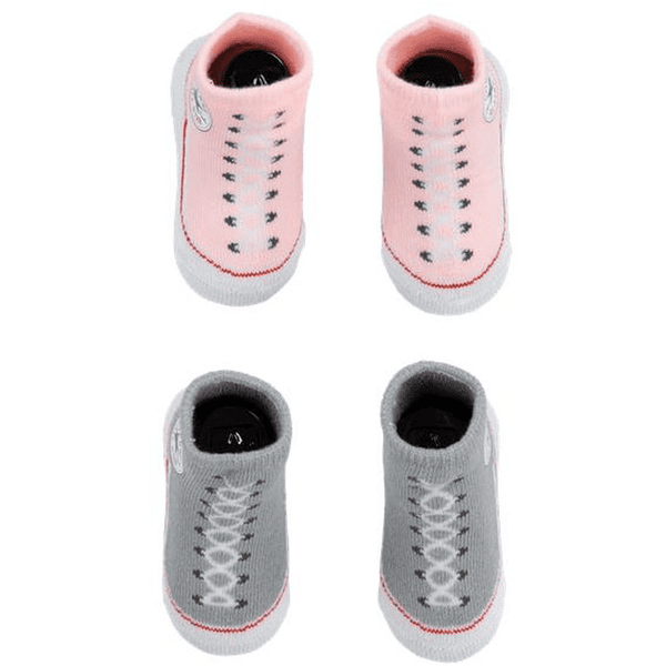 Converse Paquete de 2 calcetines Stopper negro/blanco