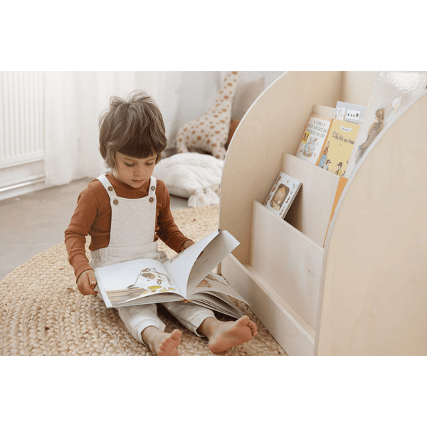 Fitwood Etagère pour livres KUMPU Montessori bois, bouleau
