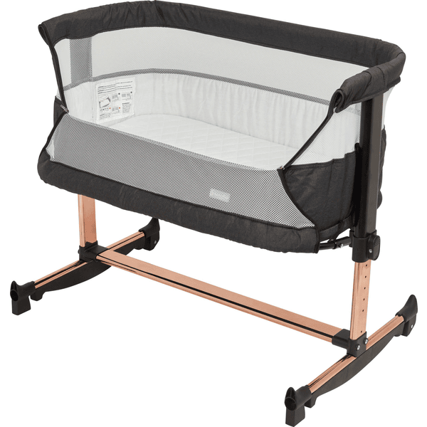 babyGO Co-sleeper Vivaldi Black /Gold