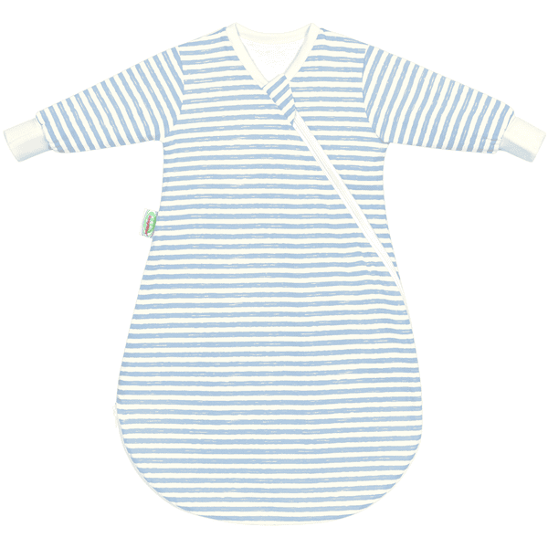 odenwälder Unterzieh-BabyNest Jersey stripes bleu 50 - 70 cm