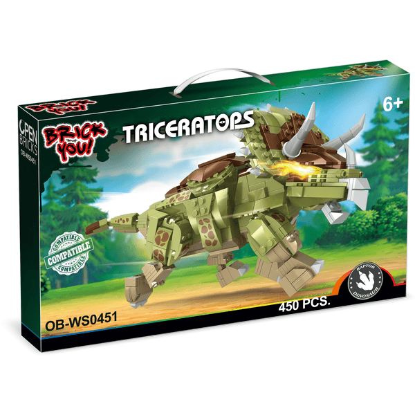 Open Bricks Triceratopo