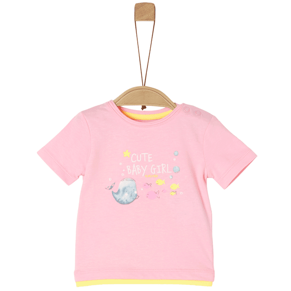 s. Olive r T-shirt rose/ yellow 