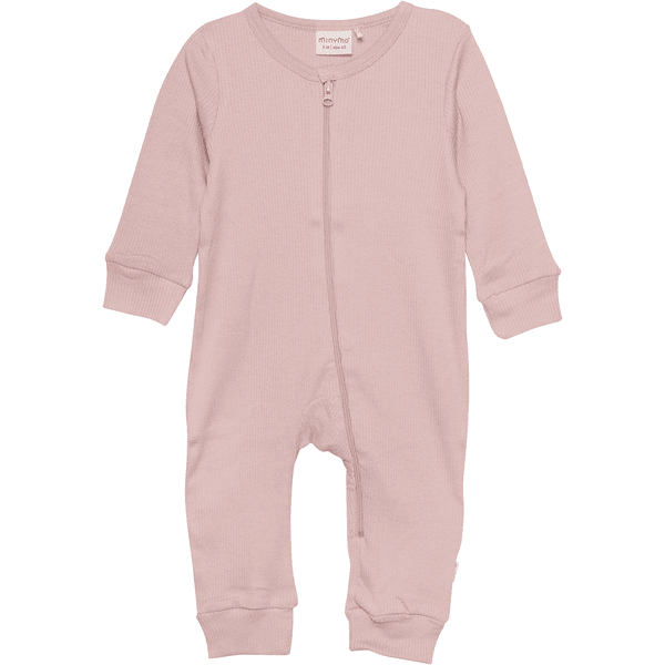 Minymo Ribslapen overall Misty Rose