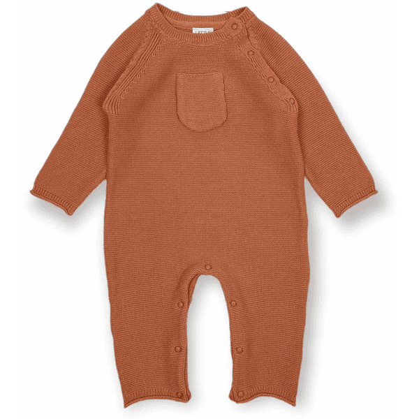  LITTLE  Strikket overall rouge