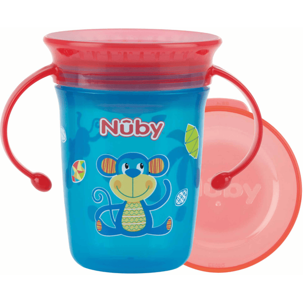 Nûby 360° Trinklerntasse aus Tritan WONDER CUP 240 ml in aqua