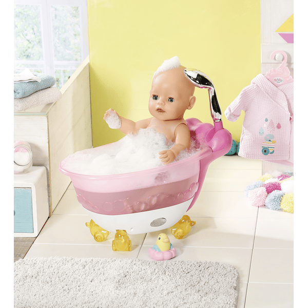 Bañera y Cambiador para Bebés Ebaby Maxi Rosado