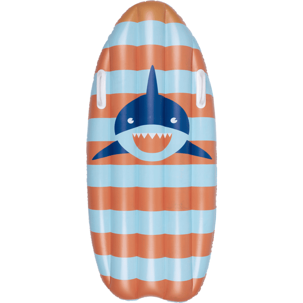 Swim Essentials Aufblasbares Surfboard Shark gestreift