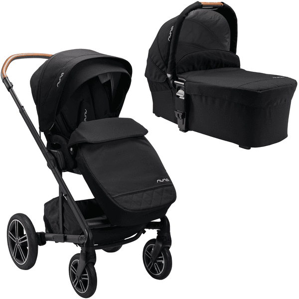 Nuna Kinderwagen MIXX next inkl. Babywanne Caviar