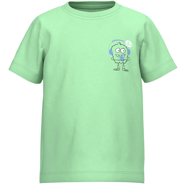 name it T-shirt Nmmvelix Green Ash