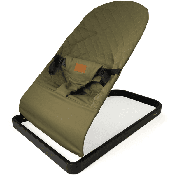 babyGO Comfort Leżaczek dla niemowląt khaki