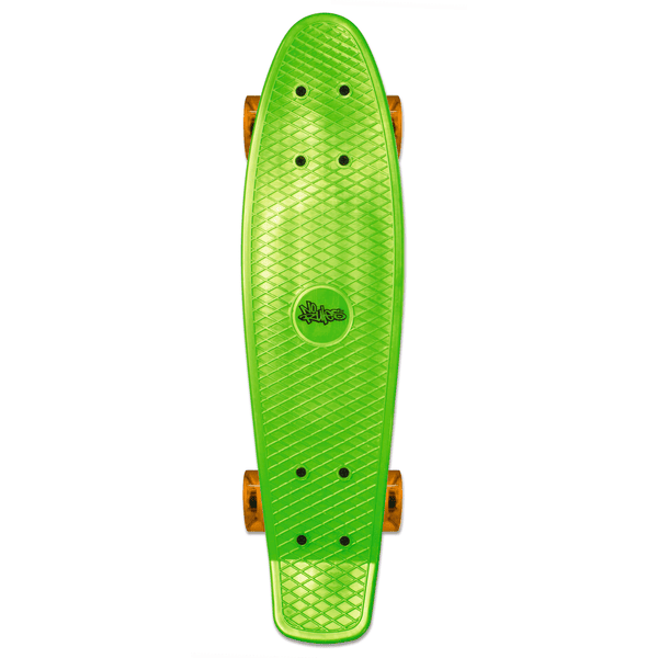 AUTHENTIC SPORTS Skateboard fun, No Rules, grün-transparent-orange