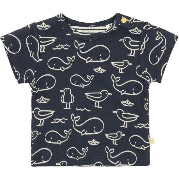 STACCATO  T-shirt marine gedessineerd