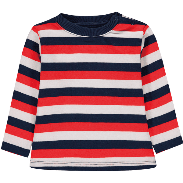 KANZ Långärmad tröja för pojkar, y / d-rand | flerfärgad ed