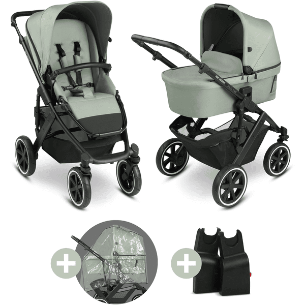 ABC DESIGN Kombikinderwagen Salsa 4 Air Pine Kollektion 2024 + Regenschutz und Adapter gratis