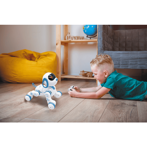 LEXIBOOK Power Puppy Junior Il mio piccolo cane robot interattivo intelligente  con telecomando 